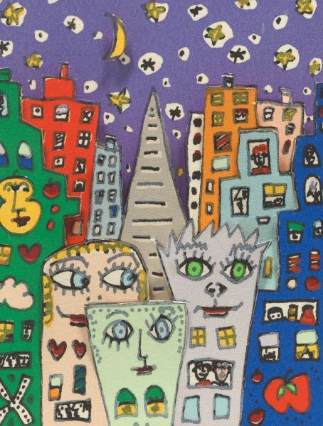 Appraisal: JAMES RIZZI AMERICAN - x Deja Vu -D paper construction