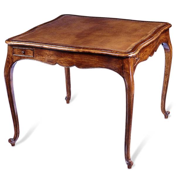 Appraisal: A Louis XV style walnut games table height in width