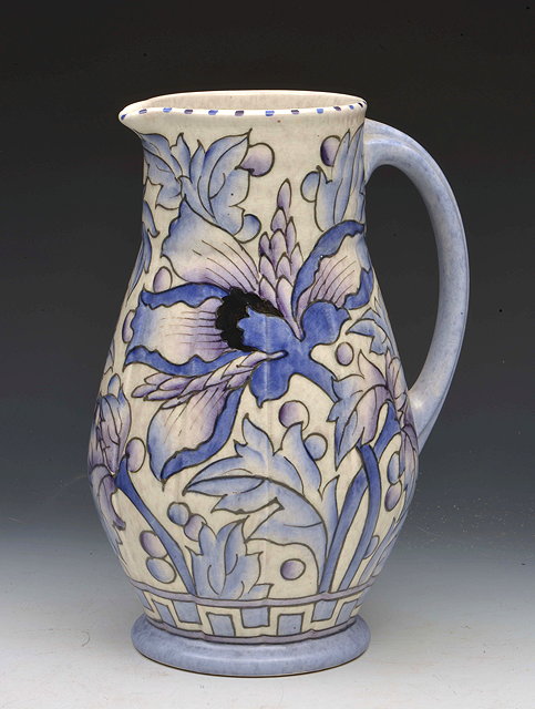 Appraisal: Charlotte Rhead British - A Bursley Ware jug in 'Blue