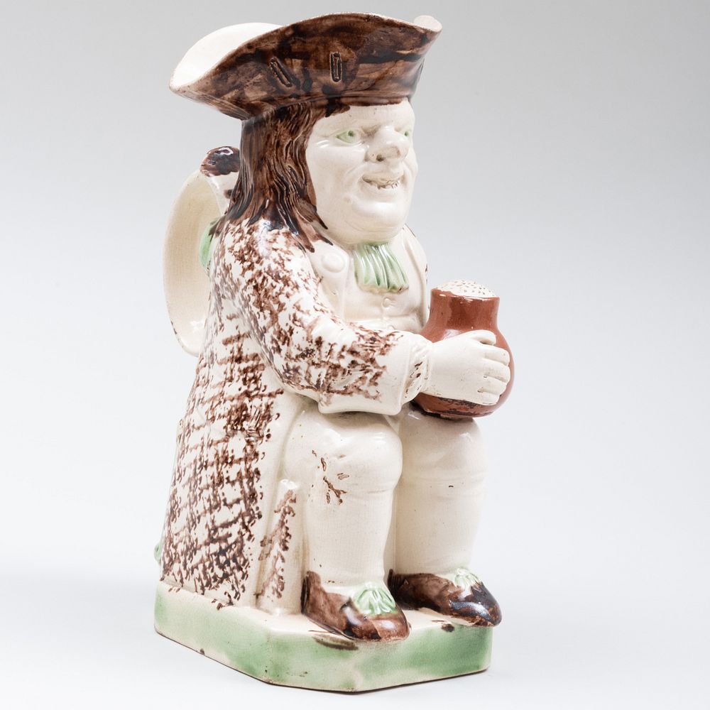 Appraisal: Staffordshire Toby Jug in high Sold Stair Galleries The Collection