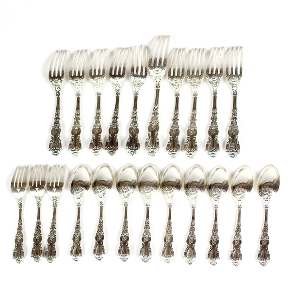 Appraisal: Group of Gorham Sterling Silver Imperial Chrysanthemum pattern flatware including