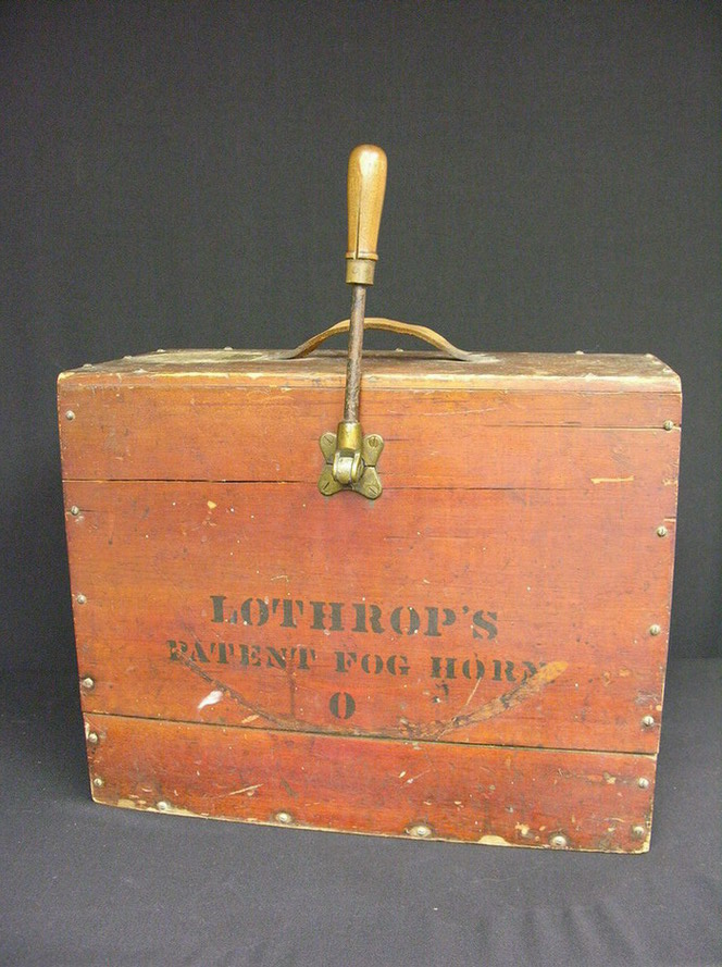 Appraisal: L D OTHROP GLOUCHESTER MASS BOAT FOG HORN Patented Aug