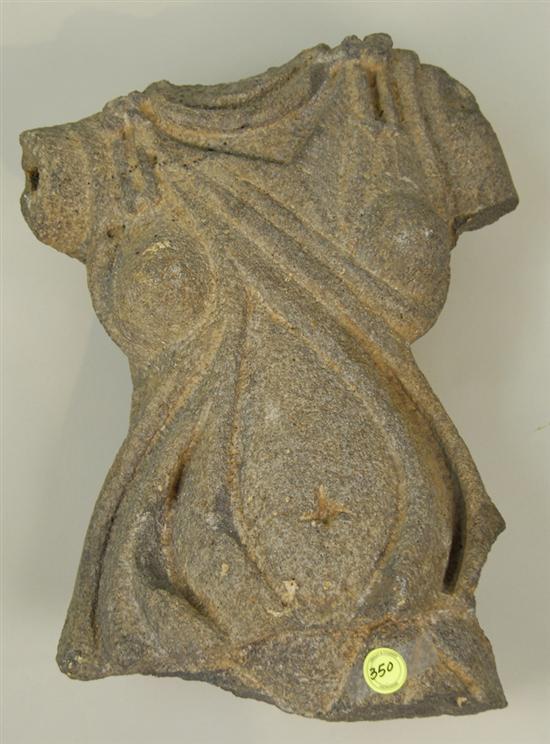 Appraisal: SYRIAN CARVED BASALT TORSO OF NIKE circa nd rd century