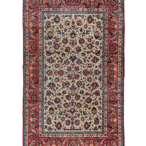 Appraisal: A Persian Wool Rug th Century feet inches x feet