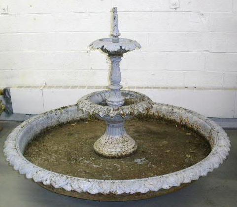 Appraisal: Victorian cast iron fountain probably by J W Fiske Co