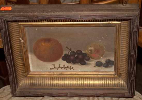 Appraisal: American School th century Still Life with Fruit oil on