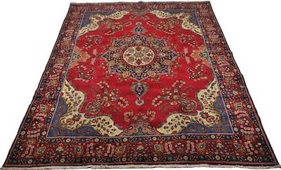 Appraisal: A Tabriz Room Size Carpet Approx '- x '- Low