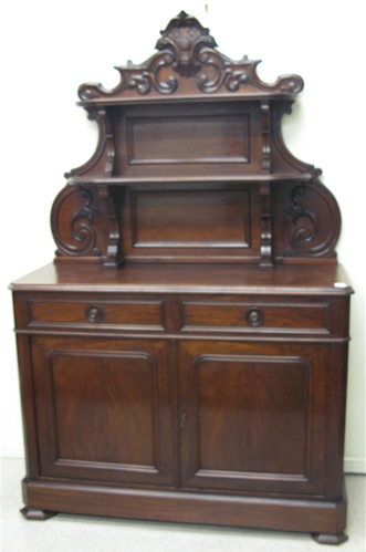 Appraisal: NAPOLEON III MAHOGANY ST HUBERT DRESSER French c - having