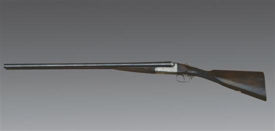 Appraisal: Charles Lancaster -bore assisted-opening boxlock ejector shotgun SN Barrel length