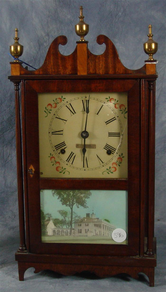 Appraisal: Seth Thomas Kingsberry pillar scroll shelf clock running h Estimate