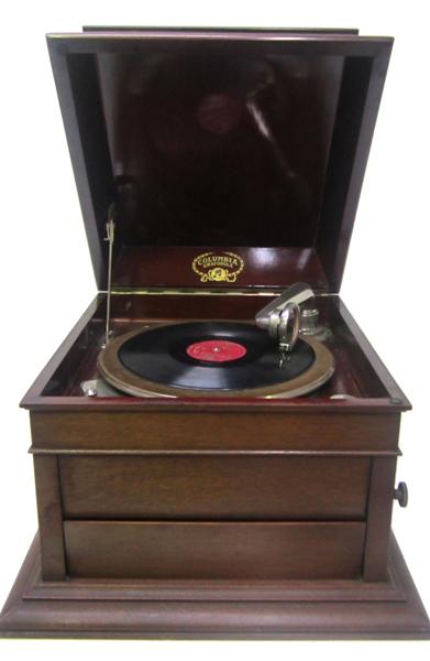 Appraisal: A COLUMBIA GRAMOPHONE A COLUMBIA GRAMOPHONE No Entry