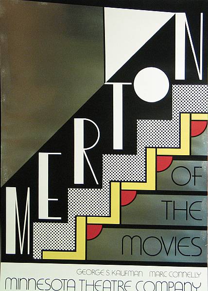 Appraisal: Roy Lichtenstein Merton of the Movies C Silkscreen printed in