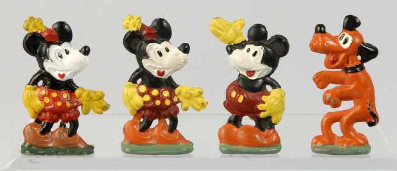 Appraisal: Lot of Disney Character Casting Figures Description Includes one Mickey