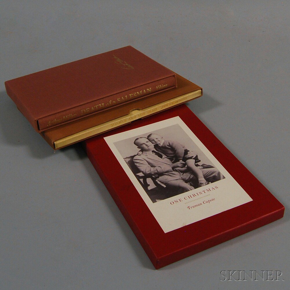 Appraisal: Three Signed Volumes in Presentation Slipcases Truman Capote - One