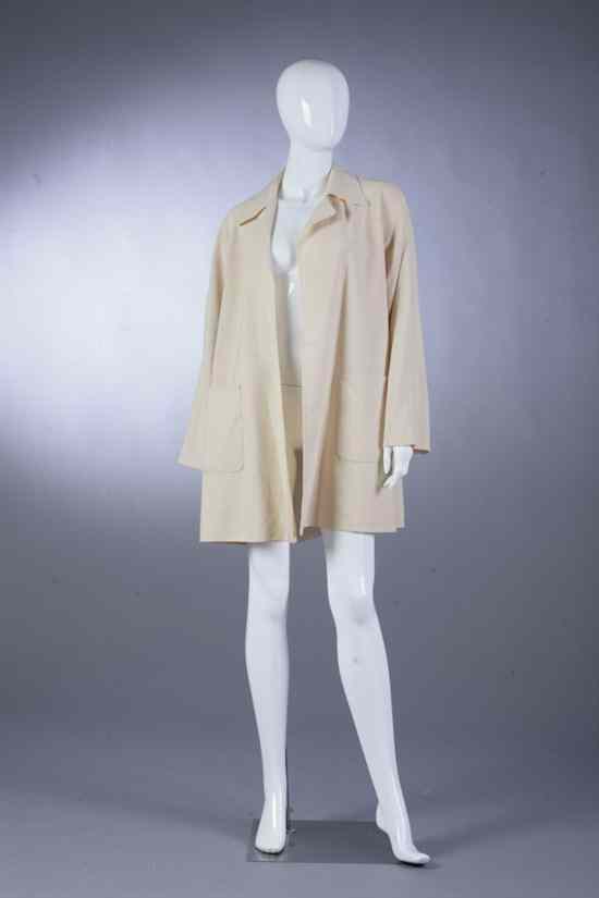 Appraisal: JIL SANDER CREAM WOOL JACKET Size