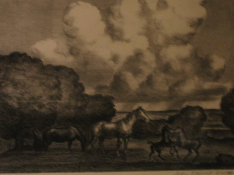 Appraisal: JOHN STEUART CURRY AMERICAN - SUMMER AFTERNOON lithograph pencil signed