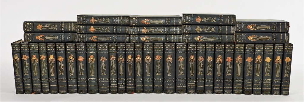 Appraisal: PC WORKS OF CHARLES DE KOCK ANTIQUARIAN BOOK SET Massachusetts