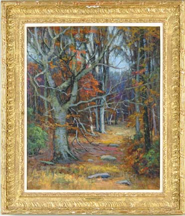 Appraisal: HARRIET RANDALL LUMIS American - OLD BEECH Fine oil on