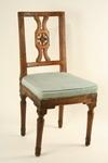 Appraisal: CHAIR - Early th c French country walnut side chair