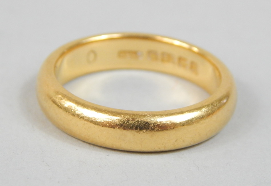 Appraisal: A ct gold wedding band g