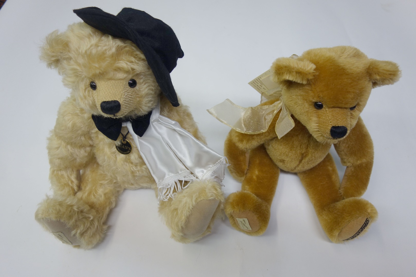 Appraisal: A Deans Charity Bear 'Coronation Street' NSPCC in golden plush