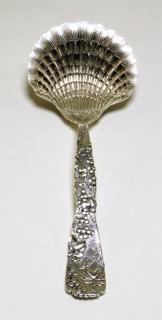 Appraisal: Tiffany Scallop Grape Vine Sterling Silver Spoon UNITED STATES TH