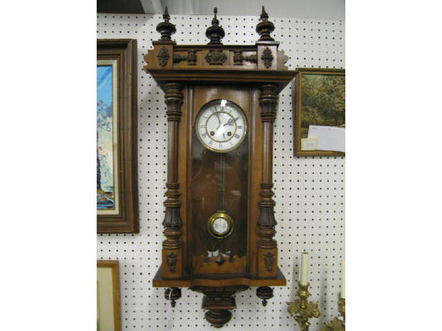 Appraisal: Victorian Wall Clock Vienna Regulatro type working