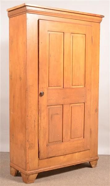 Appraisal: Pennsylvania th Century Softwood Wardrobe Pennsylvania th Century Softwood Wardrobe