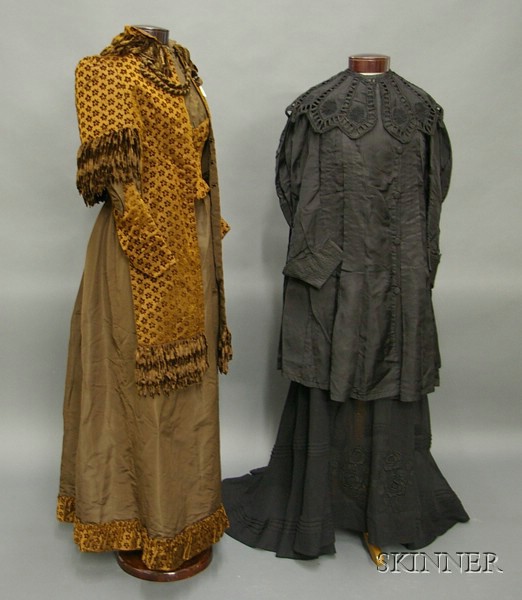 Appraisal: Two Mid to Late th Century Lady's Outfits one in