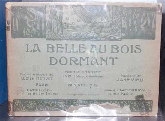 Appraisal: Fine Press Lucien Metivet author and illus ''La Belle au