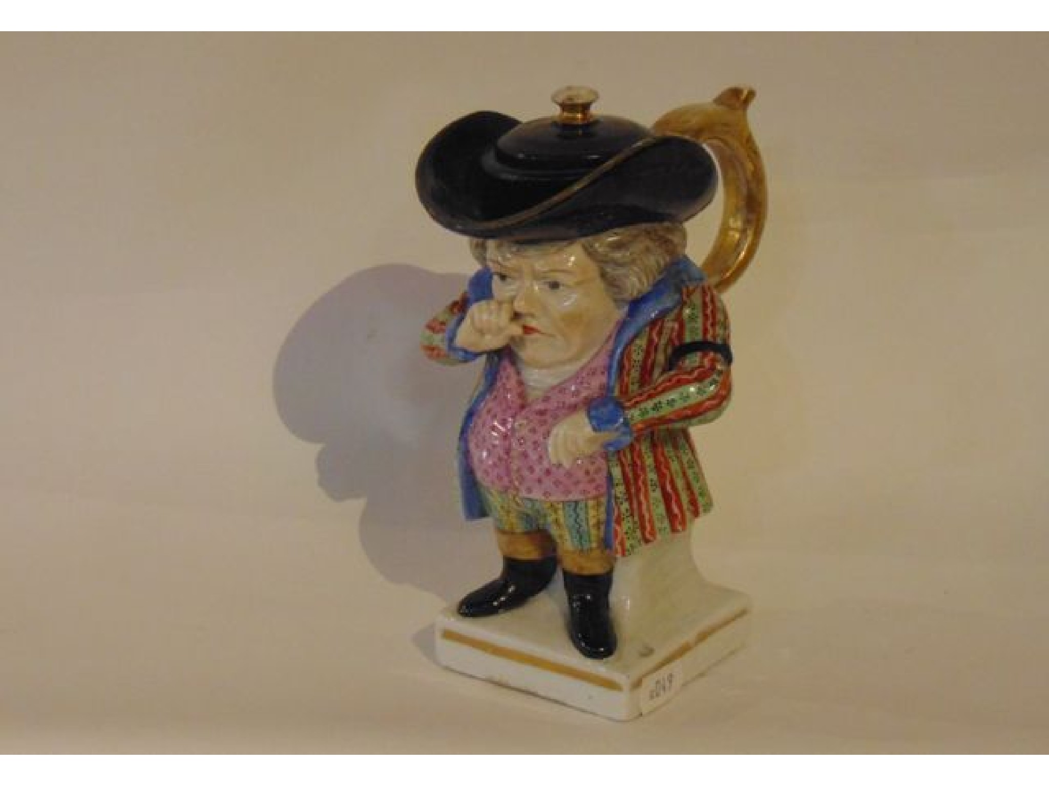 Appraisal: An early th century Toby Jug in the form of