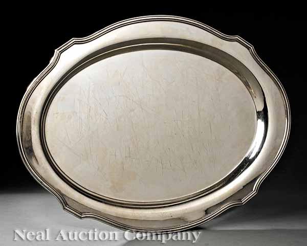 Appraisal: A Group of Antique and Vintage Silverplate Trays including a