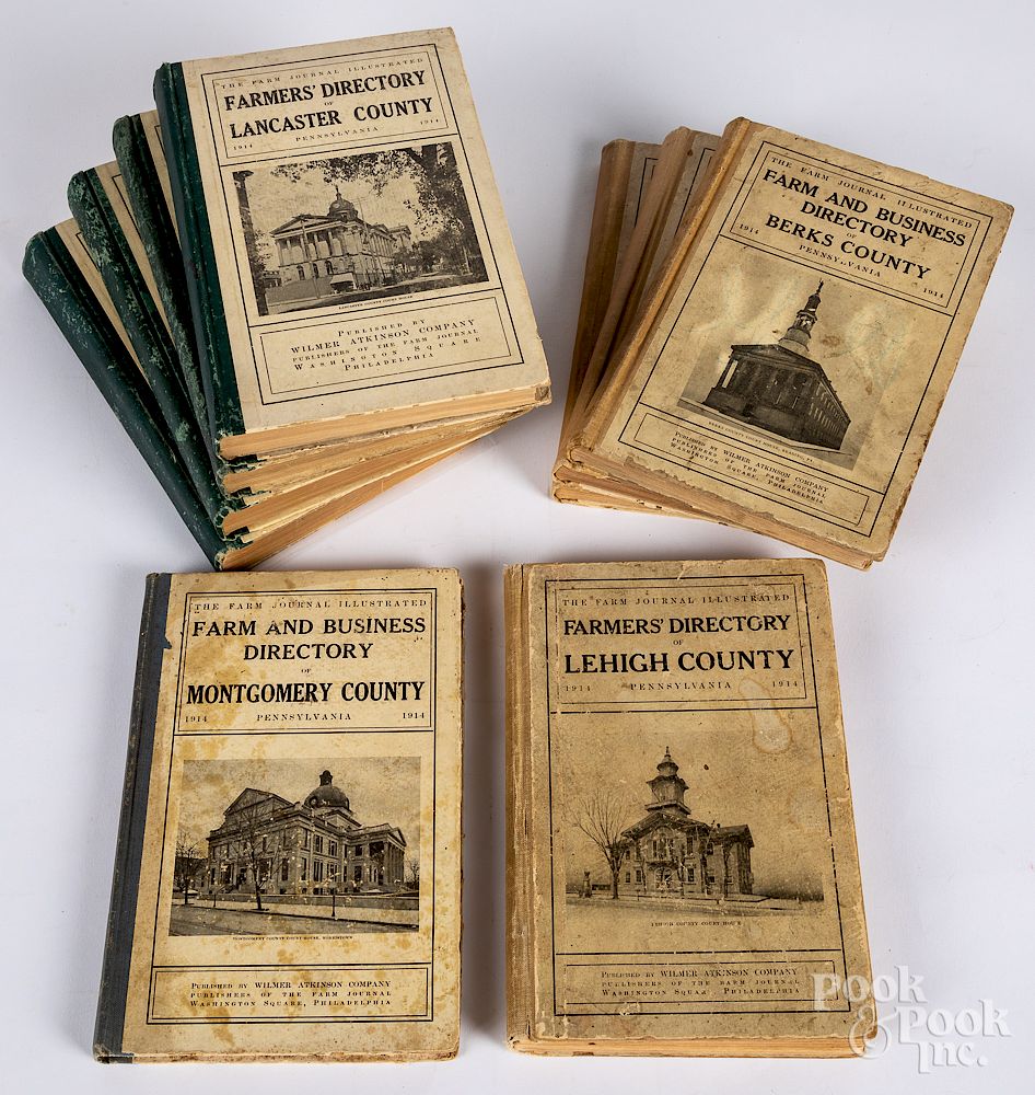 Appraisal: Pennsylvania Farm and Business directories Exclusive on Bidsquare Nine Pennsylvania