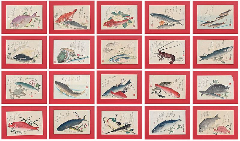 Appraisal: Utagawa Hiroshige Japanese - twenty prints from an untitled series