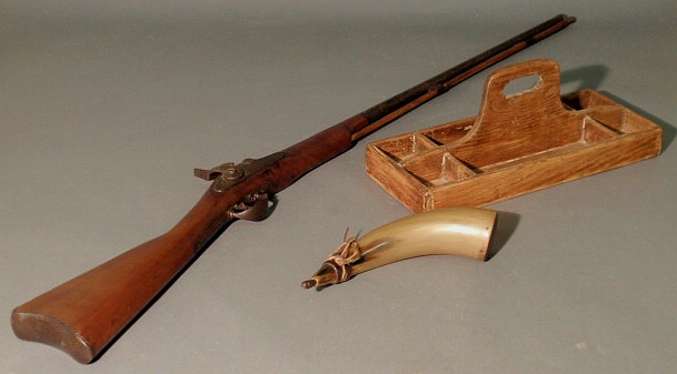 Appraisal: Civil War era percussion rifle signed W Mason l th