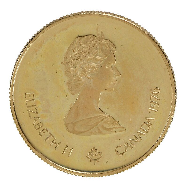 Appraisal: Canadian Olympic Gold Coin one half troy ounce actual gold