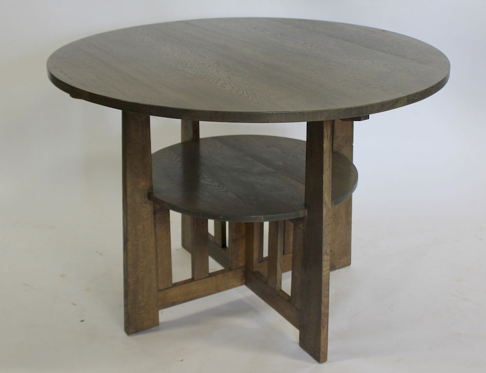 Appraisal: Arts And Crafts Mission Oak Table From a New Canaan