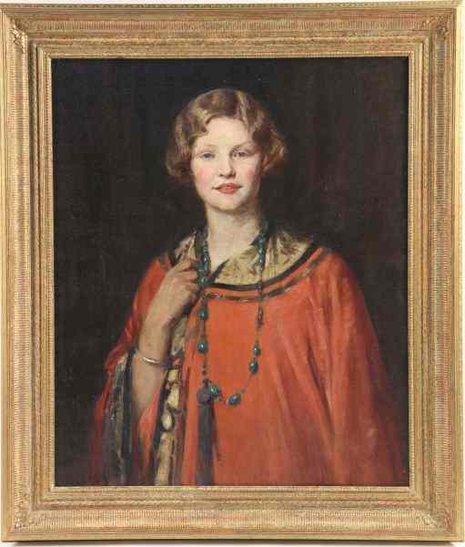 Appraisal: Mary Eastlake - Portrait of a Womanoil on canvas signed