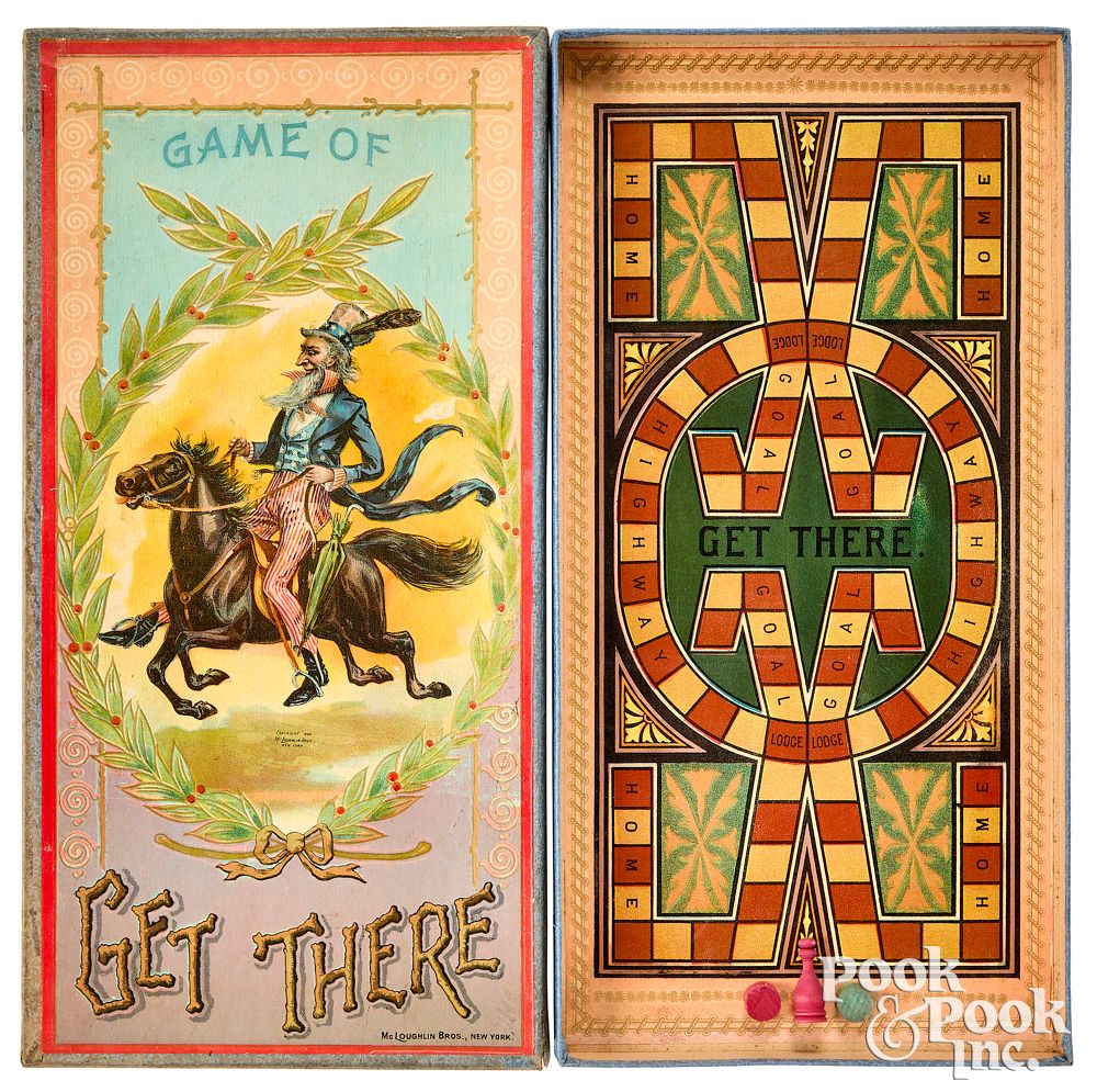 Appraisal: McLoughlin Bros Game of Get There ca McLoughlin Bros Game