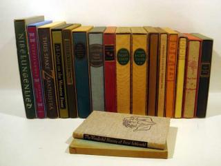 Appraisal: V HERITAGE PRESS GERMAN LITERATURE IN SLIPCASES Decorative Steppenwolf Reynard