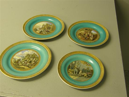 Appraisal: Four various th century Pratt ware plates Contrast and three