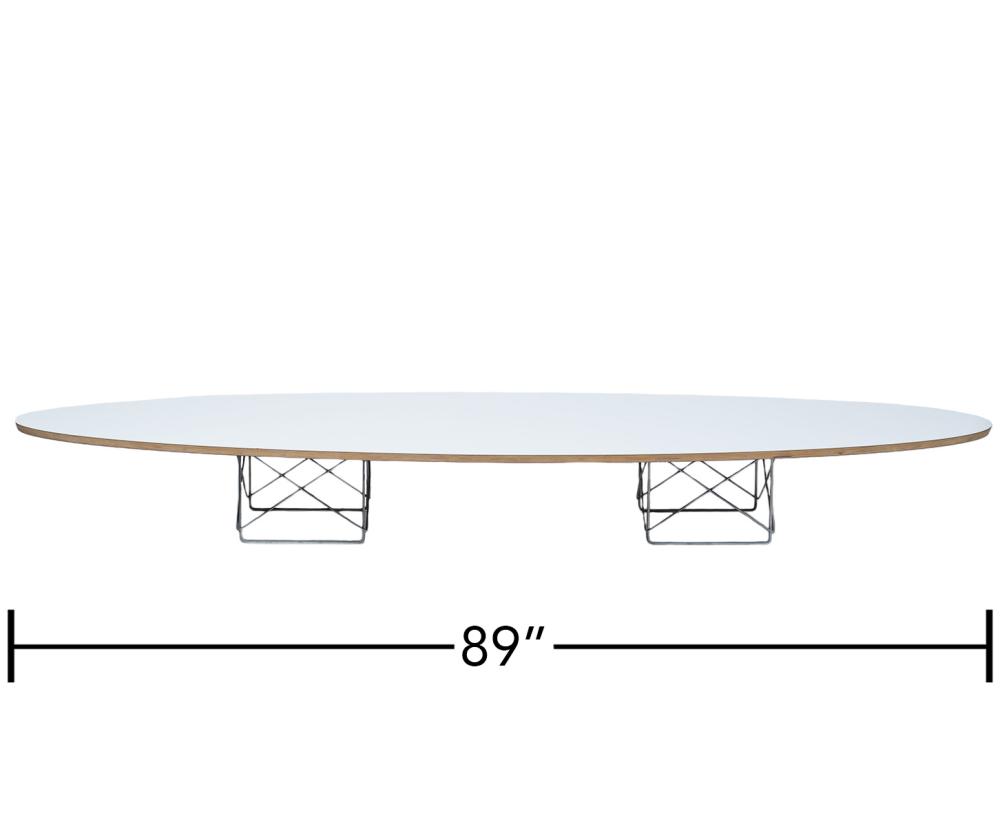 Appraisal: EAMES HERMAN MILLER 'SURFBOARD' TABLEEames Herman Miller 'Surfboard' table also