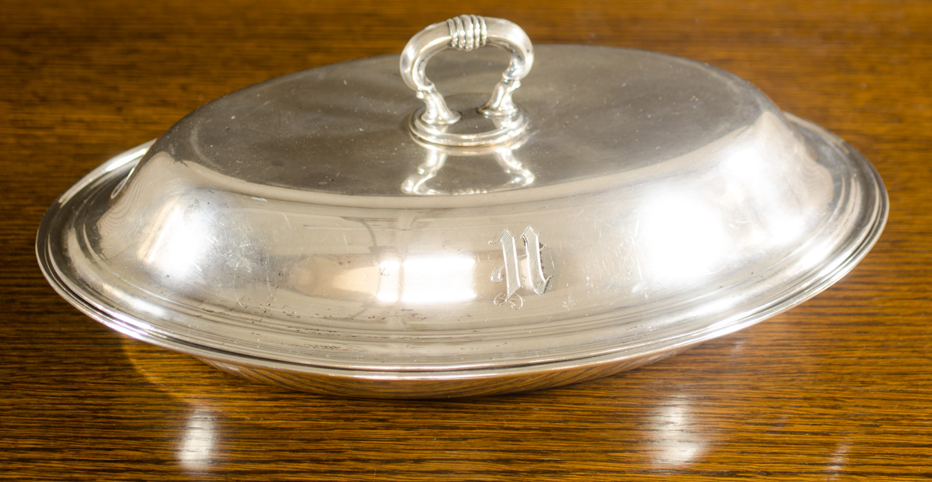 Appraisal: STERLING SILVER OVAL LIDDED VEGETABLE BOWL by International Silver Co