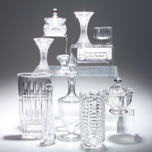 Appraisal: Group of Baccarat Waterford Orrefors Rosenthal and Ceska crystal Baccarat