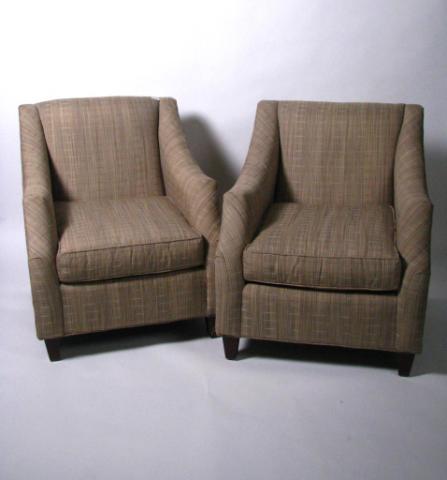 Appraisal: Pair of Upholstered Arm Chairs by Lexington from their Nautica