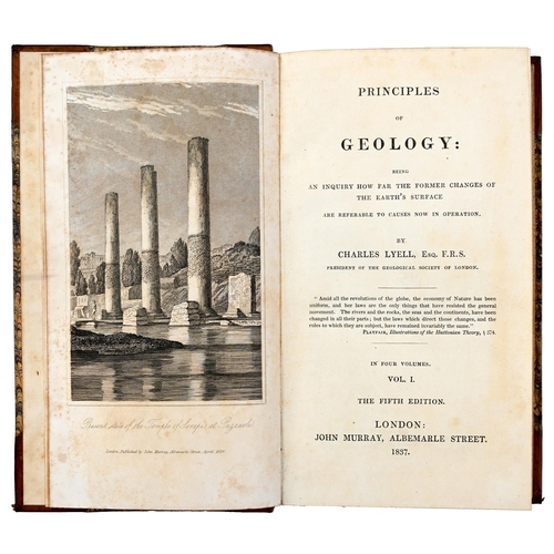 Appraisal: Lyell Charles - Principles of Geology fifth edition four volumes