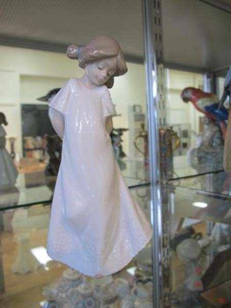 Appraisal: BOXED NAO PORCELAIN FIGURE OF A GIRL