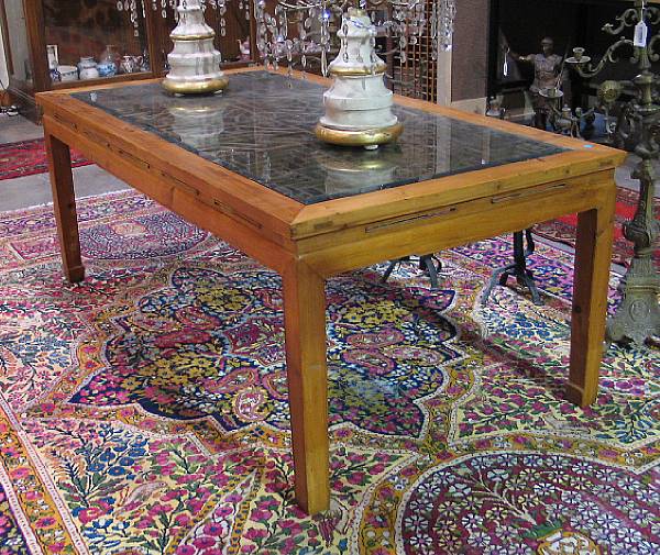 Appraisal: A Chinese softwood rectangular table