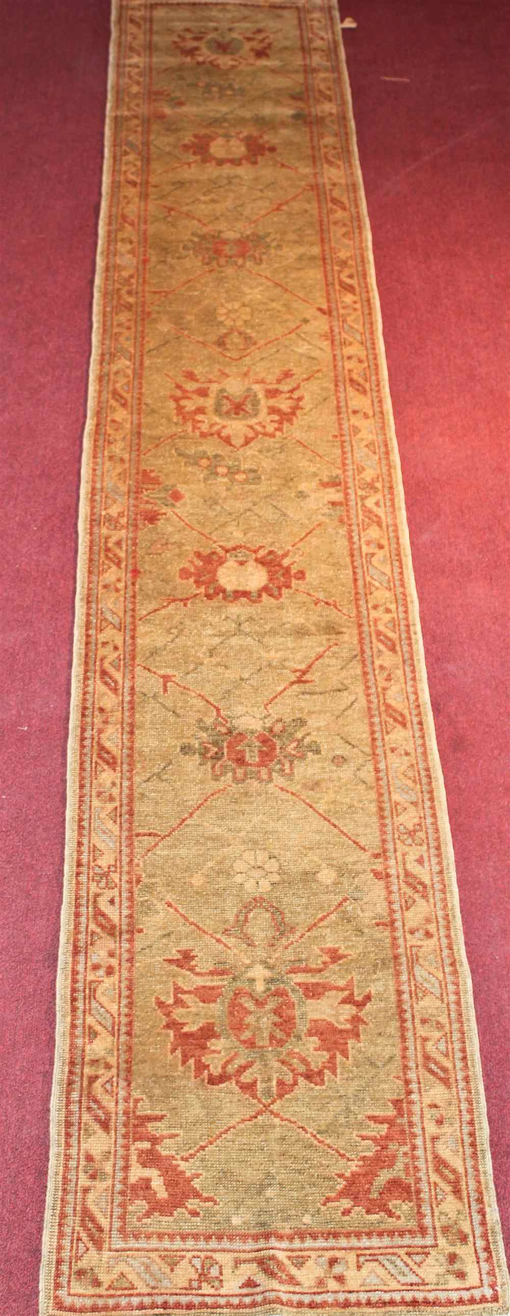 Appraisal: OUSHAK RUG approx '' x ' Retail tag Provenance From