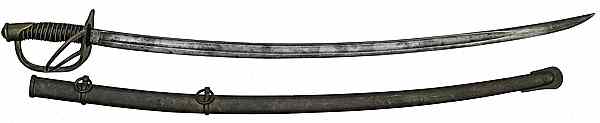 Appraisal: Civil War Model Cavalry Sword by C Roby with One-Line